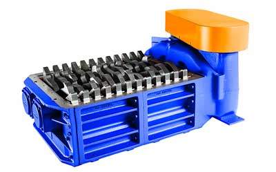 2 shaft industrial shredder F 10 HP series electric drive | SatrindTech Srl