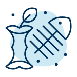 Icona rifiuti organici