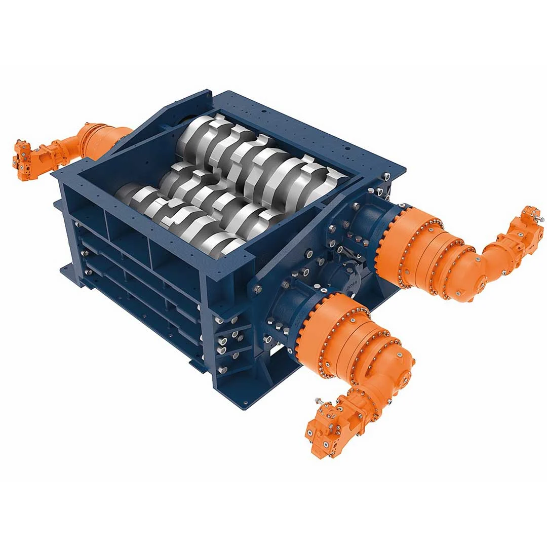 Trituratori 3 alberi 3R320 Trituratore industriale 3R 15/200 waste to energy