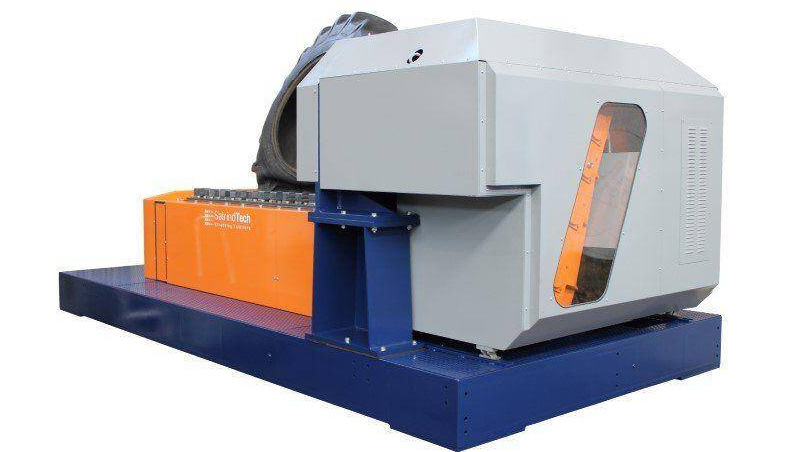 2-shaft industrial shredder 150 HP electric drive with automatic transmission 2-shaft industrial shredder 150 HP electric drive with automatic transmission | SatrindTech Srl