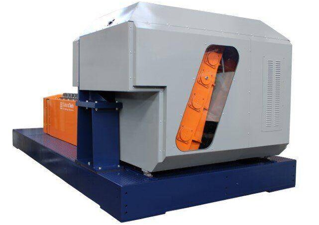 Triturador industrial 2 ejes 150 HP accionamiento eléctrico con transmisión automática | SatrindTech Srl